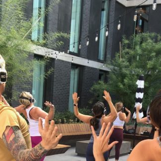Stretch Soundscapes: Silent Disco Downward Dogs, Derma & Daiquiris
